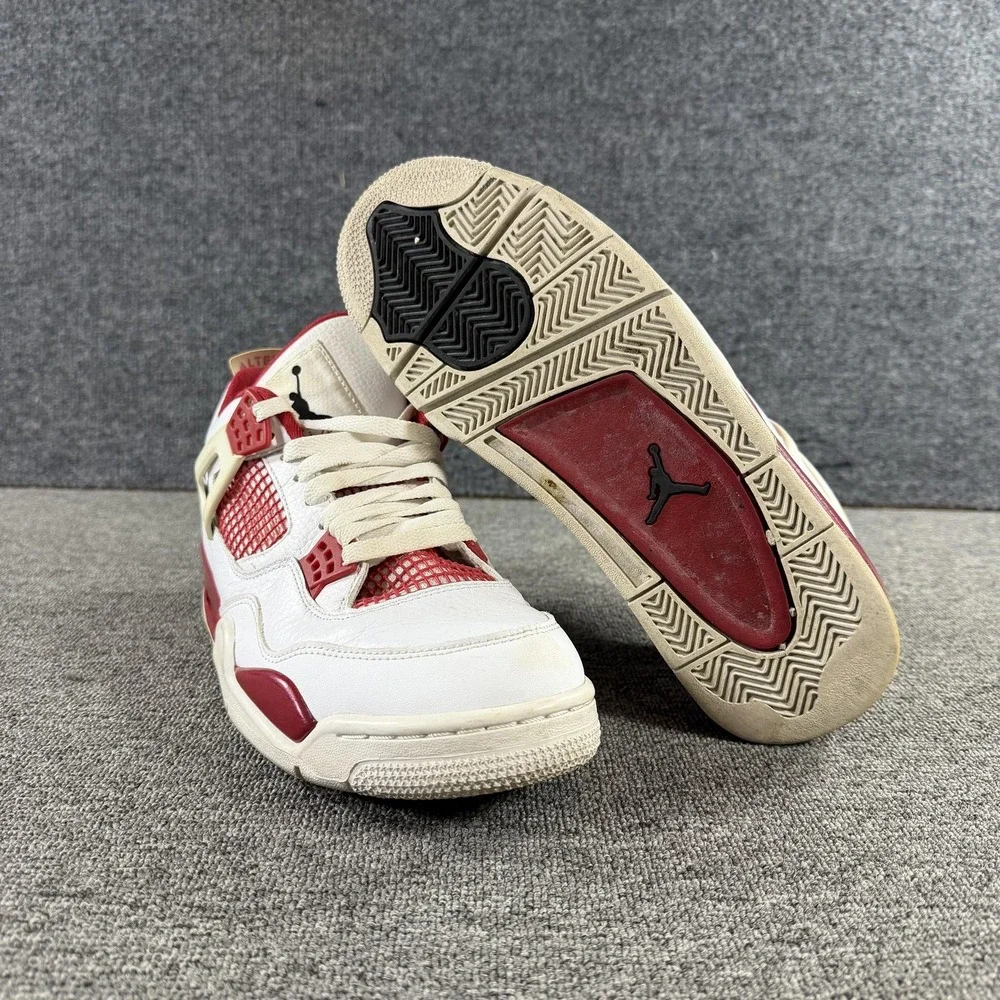 Jordan Air Jordan 4 Retro Alternate 89 Shoes Mens 10.5 White Sneakers 308497 106